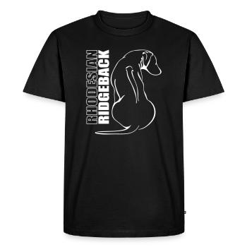 RHODESIAN RIDGEBACK PROFIL Wilsigns - Men's Premium Organic T-Shirt - black - Front - Nico (187cm)