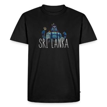 Sri Lanka Buddha Vacation Temple Amérique centrale Om - T-shirt Premium bio Homme - noir - Devant - Nico (187cm)