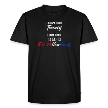 Netherlands Gift Idea Holland Funny Saying - Men's Premium Organic T-Shirt - black - Front - Nico (187cm)