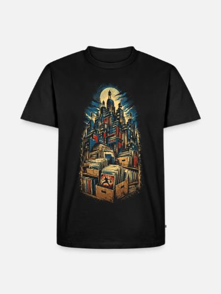 Comic Collector - Men's Premium Organic T-Shirt - black