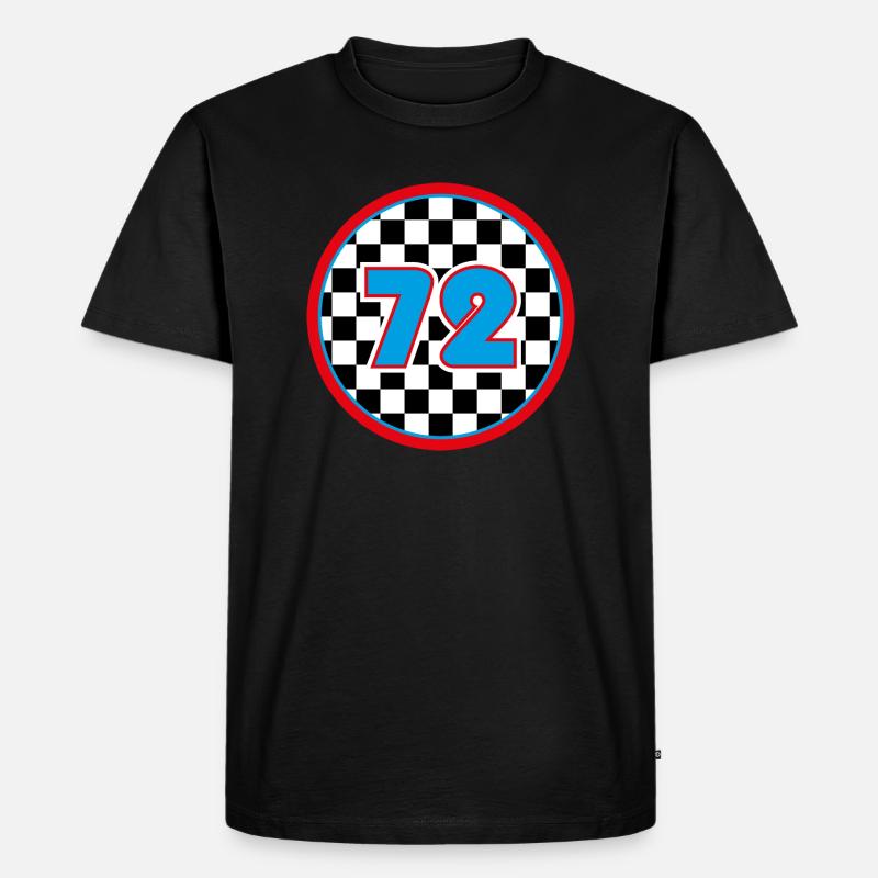 Number 72 - Männer Premium Bio T-Shirt - undefined