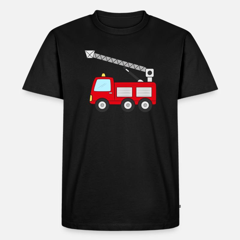 Fire engine Fire engine - Men's Premium Organic T-Shirt - black