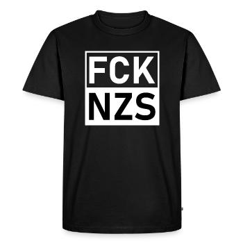Fck Afd Fck Nts - T-shirt Premium bio Homme - noir - Devant - Nico (187cm)