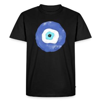 Nazar - Men's Premium Organic T-Shirt - black - Front - Nico (187cm)