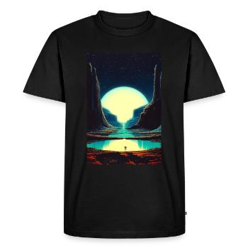 Jamais perdu avec toi - T-shirt Premium bio Homme - noir - Devant - Nico (187cm)