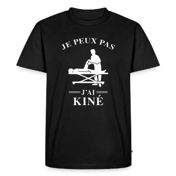 I can't I have Physiotherapy Massage Physiotherapy - Men's Premium Organic T-Shirt - black - Front - Nico (187cm)