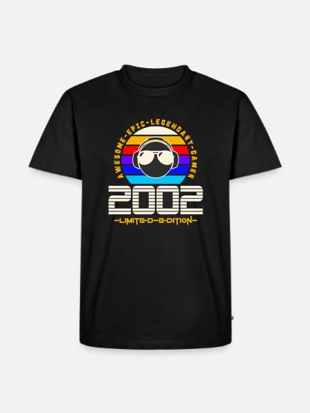 2002 - Men's Premium Organic T-Shirt - black