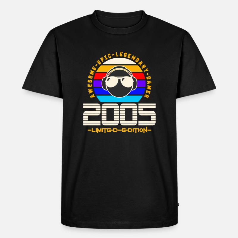 2005 - Männer Premium Bio T-Shirt - Schwarz