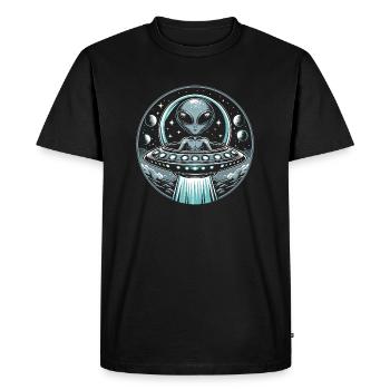 Alien - T-shirt Premium bio Homme - noir - Devant - Nico (187cm)