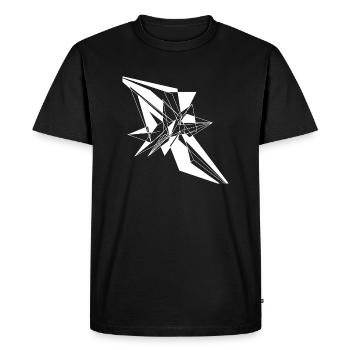 Technological Series - Men's Premium Organic T-Shirt - black - Front - Nico (187cm)
