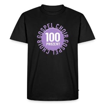 100 Percent Gospel Choir - T-shirt classique à logo - T-shirt Premium bio Homme - noir - Devant - Nico (187cm)