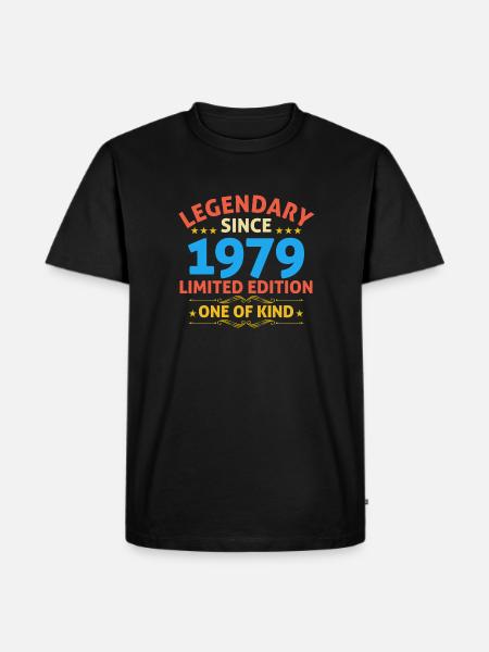 Legendary since 1979 Limited Edition - Men's Premium Organic T-Shirt - black