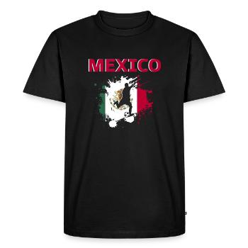 Mexique Football 2022 supporter Mexicain Football - T-shirt Premium bio Homme - noir - Devant - Nico (187cm)