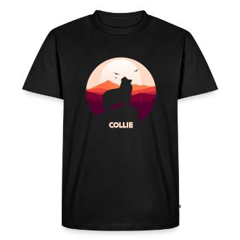 Colley - T-shirt Premium bio Homme - noir - Devant - Nico (187cm)