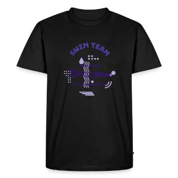 Cadeau d’équipe de natation cool pour un sw - T-shirt Premium bio Homme - noir - Devant - Nico (187cm)