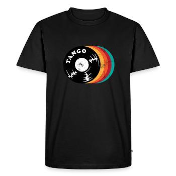 Tango - Men's Premium Organic T-Shirt - black - Front - Nico (187cm)