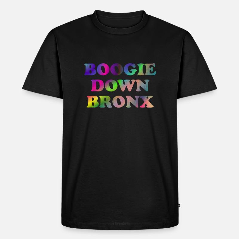 Boogie Down Bronx - Männer Premium Bio T-Shirt - Schwarz