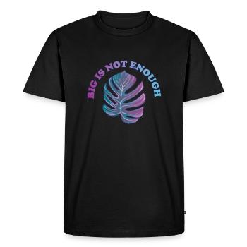 Gros ne suffit pas Monstera - T-shirt Premium bio Homme - noir - Devant - Nico (187cm)
