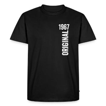 1967 Original Cadeau D’anniversaire 1967 - T-shirt Premium bio Homme - noir - Devant - Nico (187cm)