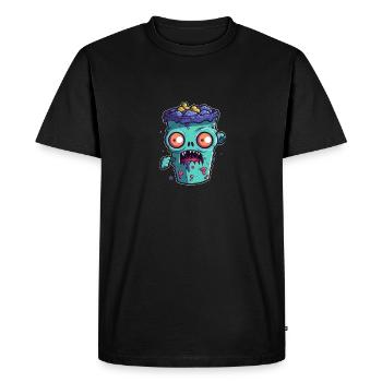 Halloween coffee mug - creepy coffee mug - Men's Premium Organic T-Shirt - black - Front - Nico (187cm)