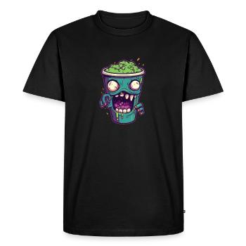 Halloween coffee mug - creepy coffee mug - Men's Premium Organic T-Shirt - black - Front - Nico (187cm)