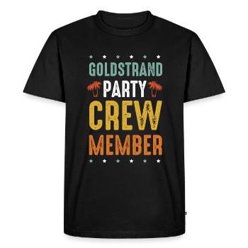 Équipe de fête Golden Sands - T-shirt Premium bio Homme - noir - Devant - Nico (187cm)