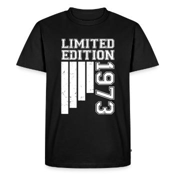 1973 Anniversaire Né En 1973 Édition Limitée - T-shirt Premium bio Homme - noir - Devant - Nico (187cm)