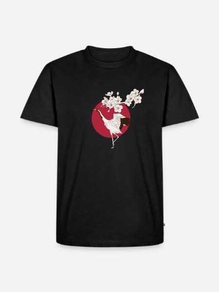 Japans kunst - japansk kunst - Herre Premium økologisk T-shirt - sort