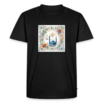 Ramadan Islam Design Moubarak - T-shirt Premium bio Homme - noir - Devant - Nico (187cm)