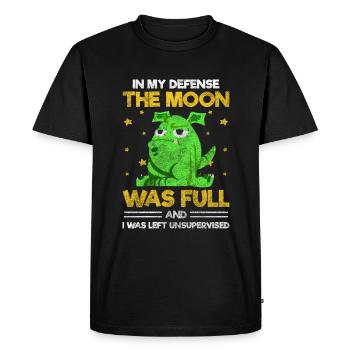 Monster Fright Creepy Funny - T-shirt Premium bio Homme - noir - Devant - Nico (187cm)