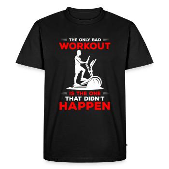 Cross Endurance Health - Men's Premium Organic T-Shirt - black - Front - Nico (187cm)