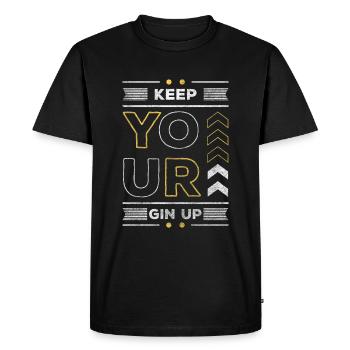 Alcool Bar Fête Fête Boisson - T-shirt Premium bio Homme - noir - Devant - Nico (187cm)