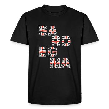 Sardegna - Men's Premium Organic T-Shirt - black - Front - Nico (187cm)