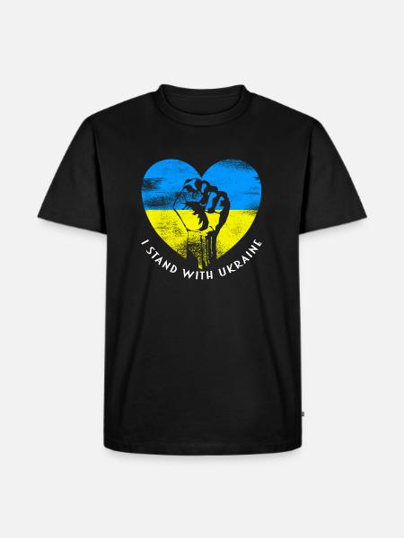 Ukraine - T-shirt Premium bio Homme - noir