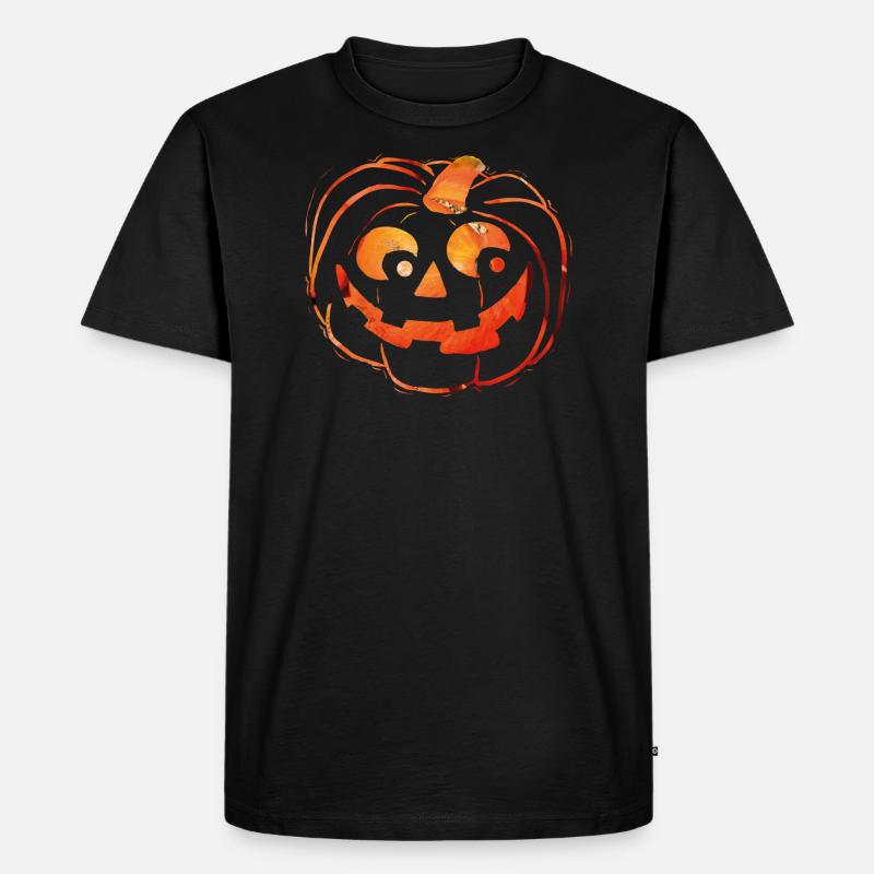 Halloween - Männer Premium Bio T-Shirt - Schwarz