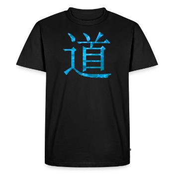 Signe chinois Dao - T-shirt Premium bio Homme - noir - Devant - Nico (187cm)
