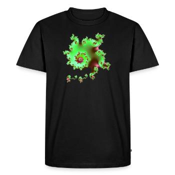Fractale - T-shirt Premium bio Homme - noir - Devant - Nico (187cm)