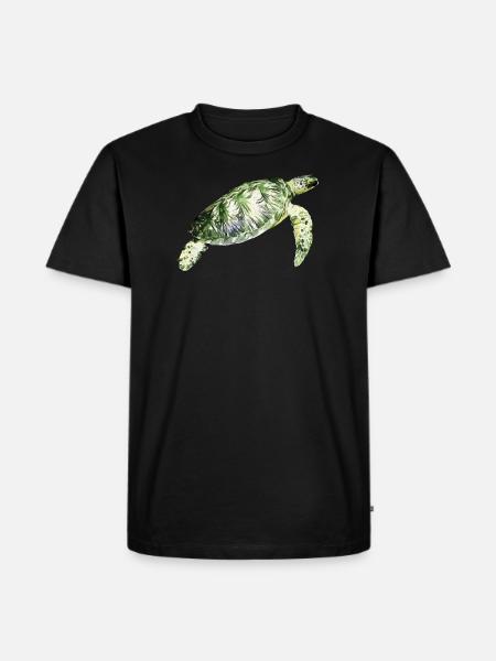 Sea turtle - Men's Premium Organic T-Shirt - black