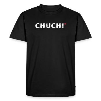 Tchouchi - Dialecte suisse | Vectographie ! - T-shirt Premium bio Homme - noir - Devant - Nico (187cm)