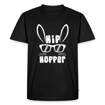 Easter Easter Hip Hopper Cool Easter Gift - Men's Premium Organic T-Shirt - black - Front - Nico (187cm)