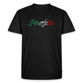 PERE FETTO gift idea humor Italian dad - Men's Premium Organic T-Shirt - black - Front - Nico (187cm)