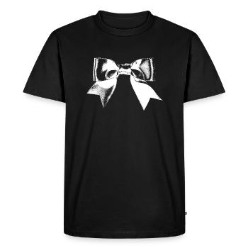 Illustration d’arc rétro - T-shirt Premium bio Homme - noir - Devant - Nico (187cm)