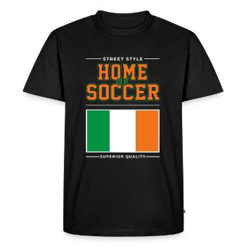 Le berceau du football - T-shirt Premium bio Homme - noir - Devant - Nico (187cm)