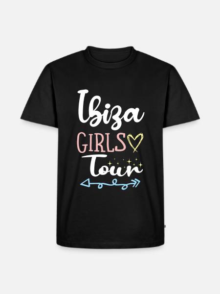Ibiza Girls Tour - Men's Premium Organic T-Shirt - black
