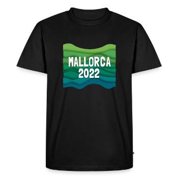 Mallorca 2022, Malle, Îles Baléares, Espagne, Méditerranée - T-shirt Premium bio Homme - noir - Devant - Nico (187cm)