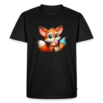 fox 5 - T-shirt Premium bio Homme - noir - Devant - Nico (187cm)