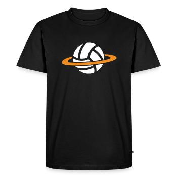handball handballeur handball-galaxy - T-shirt Premium bio Homme - noir - Devant - Nico (187cm)