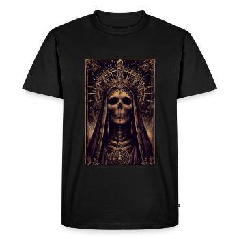 Santa muerte - T-shirt Premium bio Homme - noir - Devant - Nico (187cm)
