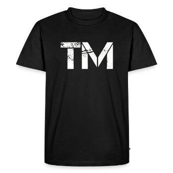 TM Gift Idea Marque de commerce Copyright Marque - T-shirt Premium bio Homme - noir - Devant - Nico (187cm)