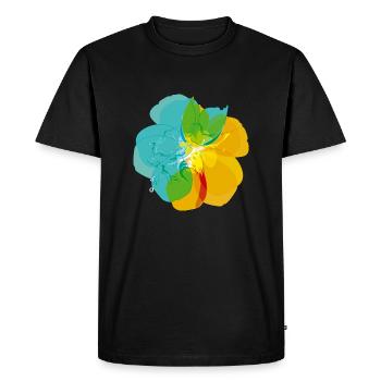 color noise - T-shirt Premium bio Homme - noir - Devant - Nico (187cm)